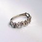Silver Heart Ring with Zircon, Silver Ring, Heart Silver Ring, Heart Shaped Ring