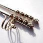 Cigarette Holder Set, Pure Sterling Silver, Cigarette Case Set, Snake Ring Gift
