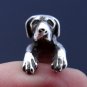 Great Dane Ring, Sterling Silver Ring, Dog Jewelry, Animal Ring, Adjustable Ring