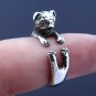 Pug Ring, Sterling Silver Rings, Pug, Dog Ring, Pug Art, Animal Ring, Animals