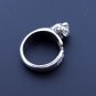 Pug Ring, Sterling Silver Rings, Pug, Dog Ring, Pug Art, Animal Ring, Animals