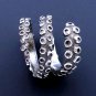 Silver Octopus Ring, Octopus Tentacle Ring, Sterling Silver Ring, Nautical Ring