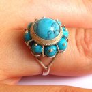 Turquoise Ring, Sterling Silver Ring, Silver Turquoise Ring, Turquoise Jewelry