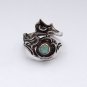 Opal Ring, Spoon Ring, Silver Ring, Sterling Silver Ring, White Opal, Unique