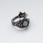 Opal Ring, Spoon Ring, Silver Ring, Sterling Silver Ring, White Opal, Unique