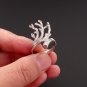 Branch Ring, Leaf Ring, Sterling Silver Ring, Tree Ring, Branch Jewelry