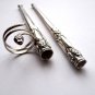 Silver Cigarette Holder for Regular size and Slim size Cigarettes, Snake Ring
