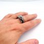 Pangolin Ring, Sterling Silver Ring Pangolin, Ring Pangoli, Scaly Anteater