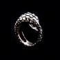 Silver Pangolin Ring, Sterling Silver Ring Pangolin, Trenggiling, Scaly Anteater