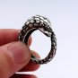 Silver Pangolin Ring, Sterling Silver Ring Pangolin, Trenggiling, Scaly Anteater