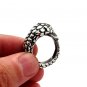 Silver Pangolin Ring, Sterling Silver Ring Pangolin, Trenggiling, Scaly Anteater