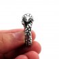 Silver Pangolin Ring, Sterling Silver Ring Pangolin, Trenggiling, Scaly Anteater