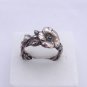 Silver Spoon Ring Hollyhock Sterling Silver Reed & Barton Harlequin Floral Ring
