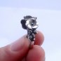 Silver Spoon Ring Hollyhock Sterling Silver Reed & Barton Harlequin Floral Ring