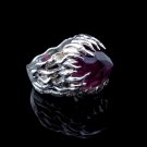 Flame Ring, Silver Rings, Ring With Stone, Fire Ring Silver, Sterling Silver