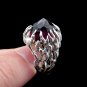 Flame Ring, Silver Rings, Ring With Stone, Fire Ring Silver, Sterling Silver