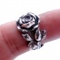 Silver Spoon Ring Tea Rose Reed & Barton Harlequin Floral Ring Spoon Jewelry