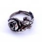 Silver Spoon Ring Tea Rose Reed & Barton Harlequin Floral Ring Spoon Jewelry