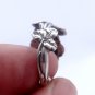 Silver Spoon Ring Tea Rose Reed & Barton Harlequin Floral Ring Spoon Jewelry