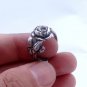 Silver Spoon Ring Tea Rose Reed & Barton Harlequin Floral Ring Spoon Jewelry