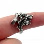 Branch Ring With Little Pomegranates, Silver Ring, Tree Branch Jewelry Tree Ring