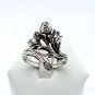 Branch Ring With Little Pomegranates, Silver Ring, Tree Branch Jewelry Tree Ring
