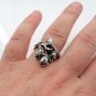 Branch Ring With Little Pomegranates, Silver Ring, Tree Branch Jewelry Tree Ring