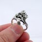 Branch Ring With Little Pomegranates, Silver Ring, Tree Branch Jewelry Tree Ring