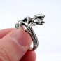 Branch Ring With Little Pomegranates, Silver Ring, Tree Branch Jewelry Tree Ring