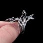 Branch Ring, Sterling Silver Branch Ring, Ring Tree, Bird Branch, Silver Bird
