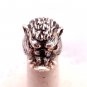 Boar ring, Wild Boar Ring, Pig Ring, Sterling Silver Ring, Animal Ring, Silver