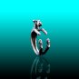 Airedale Terrier Ring, Terrier Jewelry, Silver Terrier Ring, Animal Jewelry