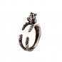 Airedale Terrier Ring, Terrier Jewelry, Silver Terrier Ring, Animal Jewelry
