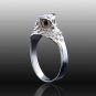 Owl Ring with Red Stones, Silver Ring, Animal Ring, Owl Jewelry, Sterling Silver