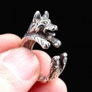 German Shepherd Ring, Sterling Silver Ring, Animal Ring, Dog Ring, For Pet Lover