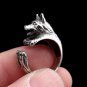 German Shepherd Ring, Sterling Silver Ring, Animal Ring, Dog Ring, For Pet Lover