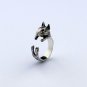Bull Terrier Ring, Sterling Silver Ring, Cute Animal Ring, Handmade Dog Jewelry