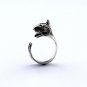 Bull Terrier Ring, Sterling Silver Ring, Cute Animal Ring, Handmade Dog Jewelry