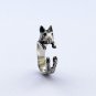 Bull Terrier Ring, Sterling Silver Ring, Cute Animal Ring, Handmade Dog Jewelry