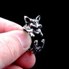 Corgi Ring, Lovely Welsh Corgi Ring, Dog Ring, Animal Wrap Ring, Silver Rings