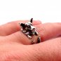 Corgi Ring, Lovely Welsh Corgi Ring, Dog Ring, Animal Wrap Ring, Silver Rings