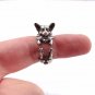 Corgi Ring, Lovely Welsh Corgi Ring, Dog Ring, Animal Wrap Ring, Silver Rings