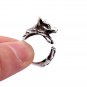 Corgi Ring, Lovely Welsh Corgi Ring, Dog Ring, Animal Wrap Ring, Silver Rings