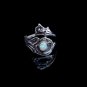 Opal Ring In Sterling Silver, Silver Spoon Ring, Cute Ring, Silver Opal Ring