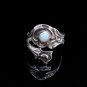 Opal Ring In Sterling Silver, Silver Spoon Ring, Cute Ring, Silver Opal Ring