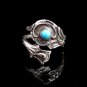 Spoon Ring With Turquoise, Sterling Silver Ring, Turquoise Ring, Ring Silver