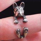 Boston Terrier Ring, Sterling Silver Ring Cute Animal Ring, Handmade Dog Jewelry