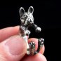 Boston Terrier Ring, Sterling Silver Ring Cute Animal Ring, Handmade Dog Jewelry