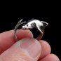 Shark Ring, Sterling Silver Shark Ring Nautical, Nautical Ring, Nautical Jewelry