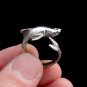 Shark Ring, Sterling Silver Shark Ring Nautical, Nautical Ring, Nautical Jewelry